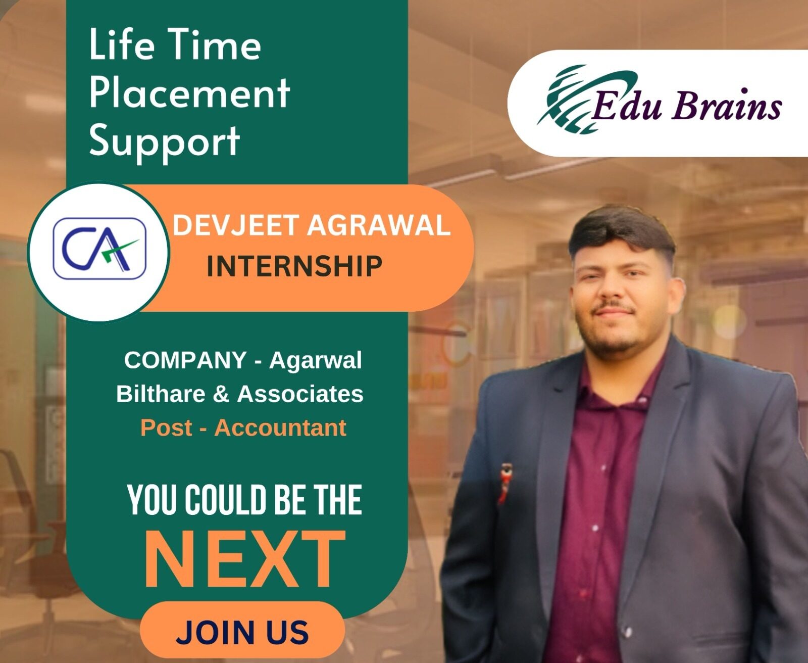 GST Course in Raipur- Student from Tilda Got Placed by Tally Brains