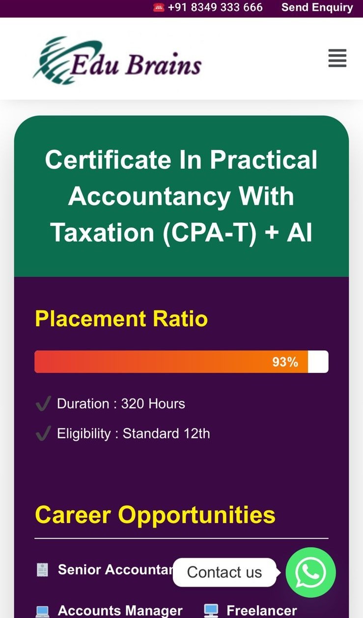 CPAT Finance Course by Edu Brains