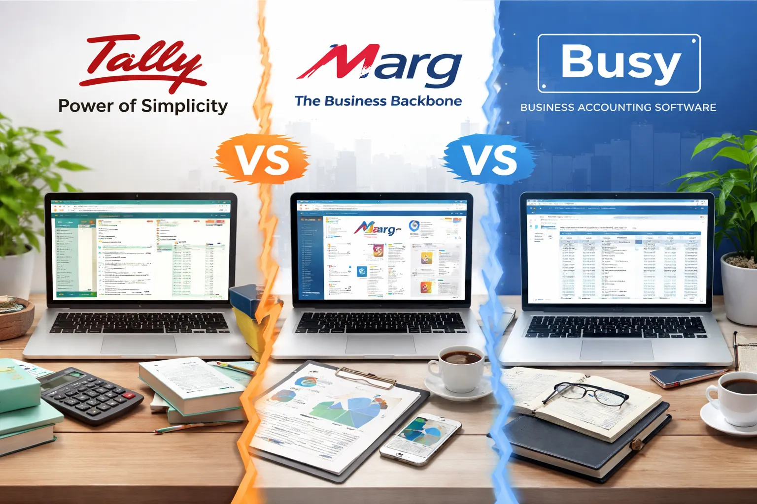 tally vs marg vs busy